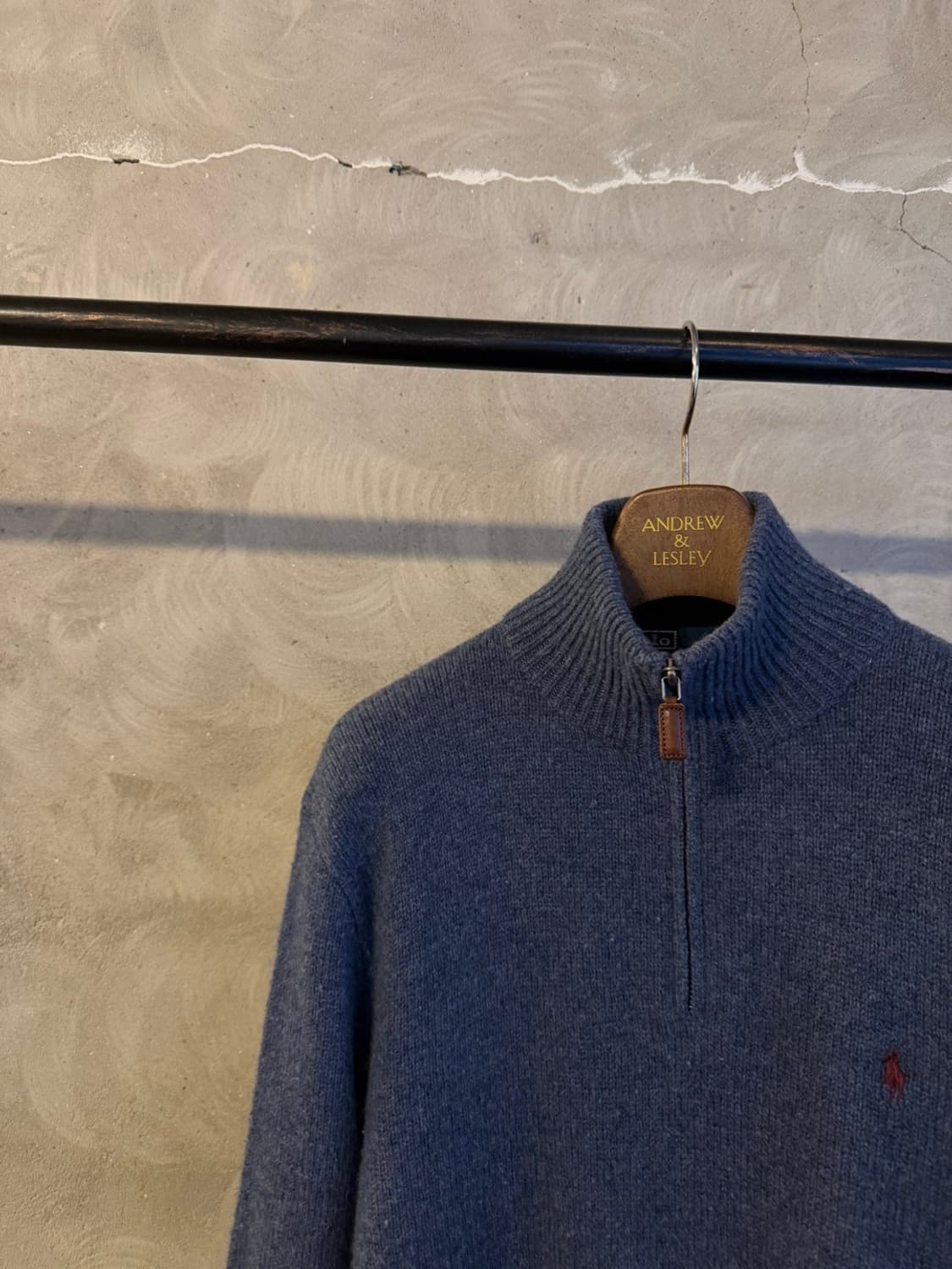 폴로 랄프로렌 클래식 짚업 니트 100 상품이미지5