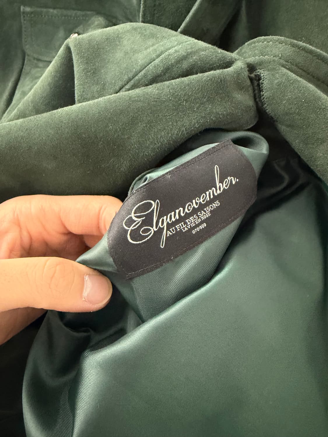 엘가노벰버 스웨이드자켓 상품이미지5