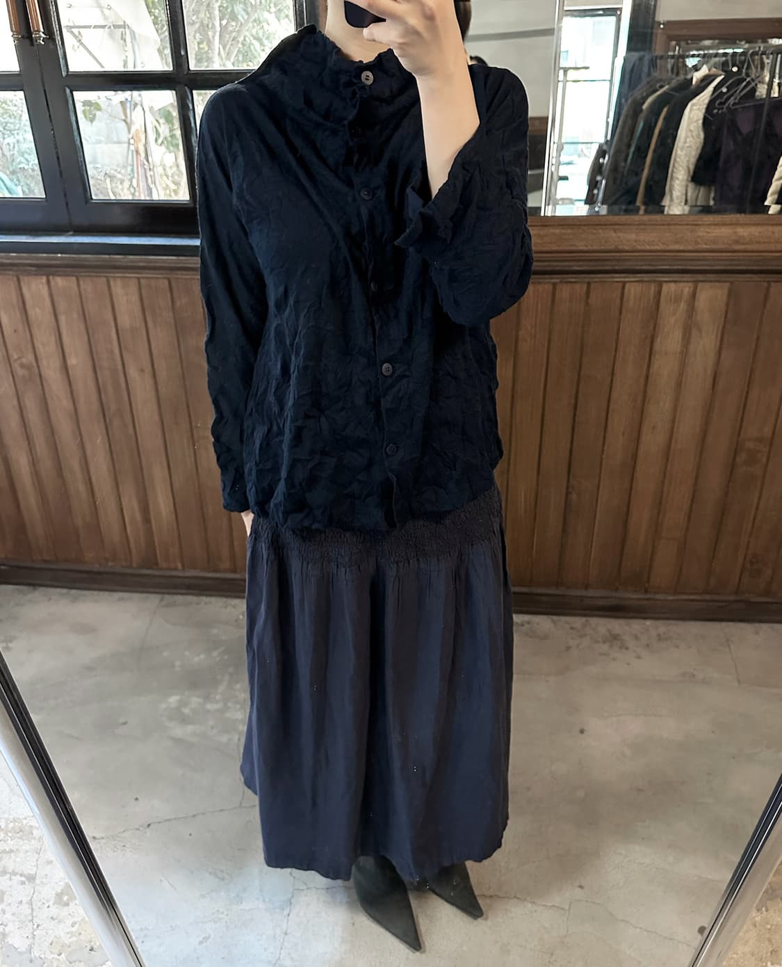 ISSEY MIYAKE ME crinkle pleats blouse 상품이미지1
