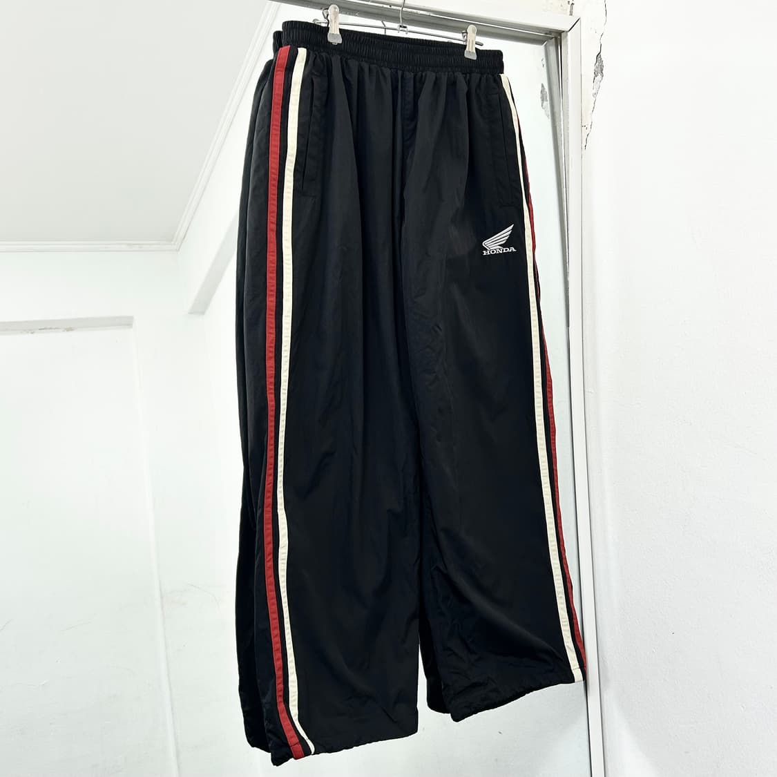 혼다 나일론 와이드 트랙 팬츠 상품이미지4