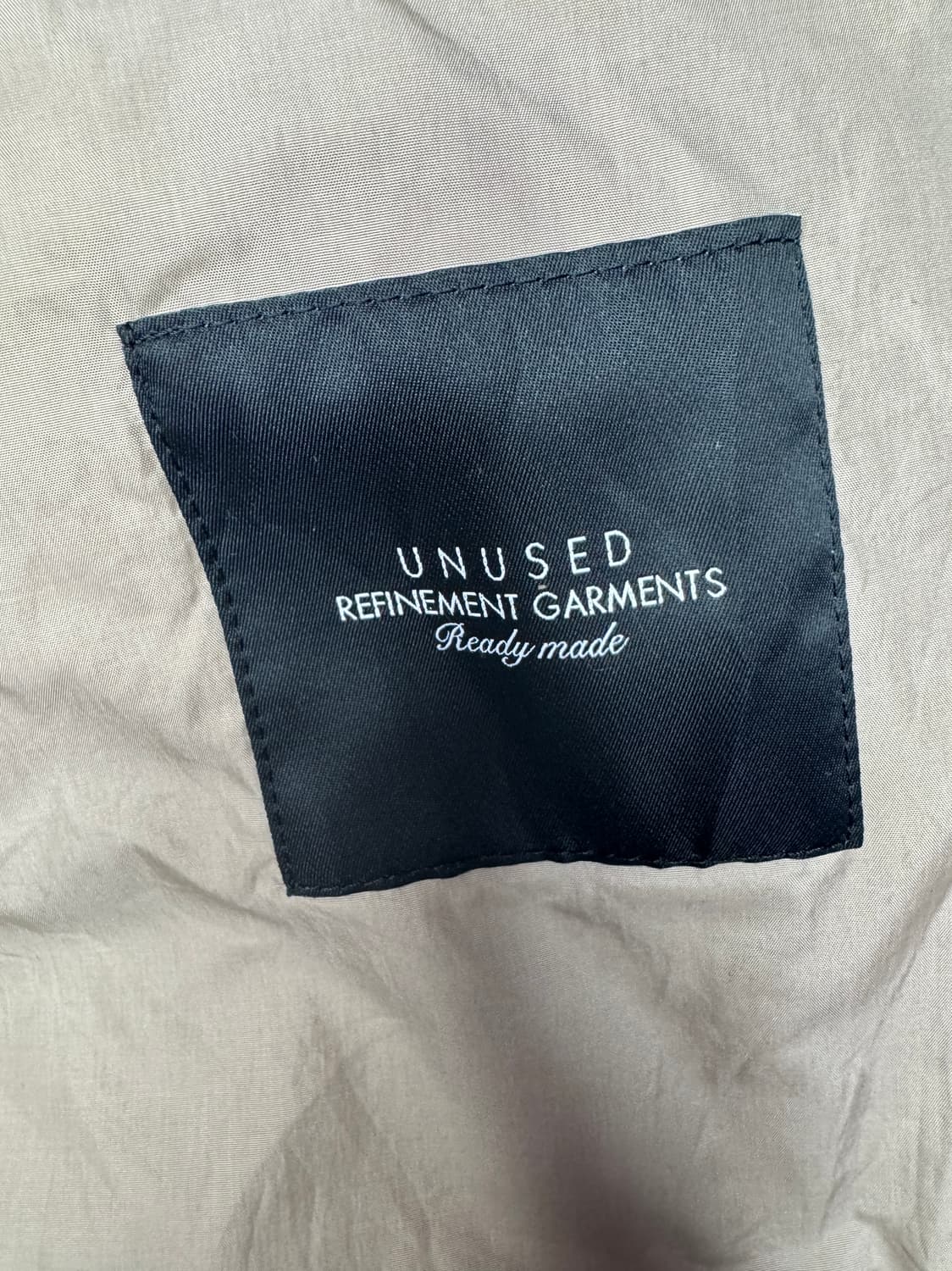 언유즈드 UNUSED 20FW 나일론 다운자켓 그린 1 상품이미지7