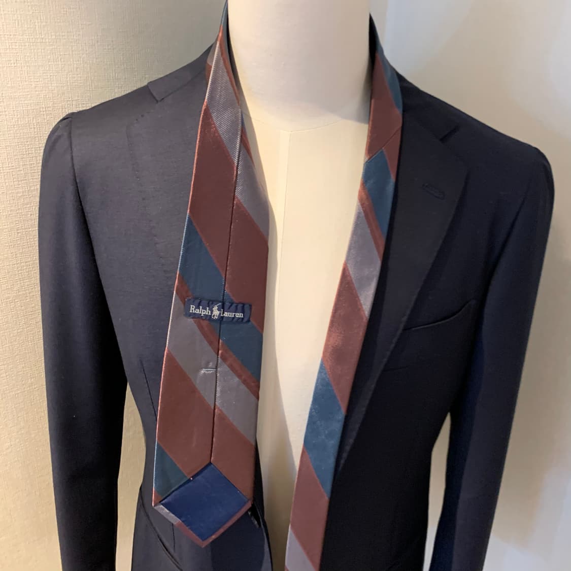 폴로 랄프로렌(POLO) 레지멘탈 클래식넥타이 100실크 A+등급 8cm 상품이미지2