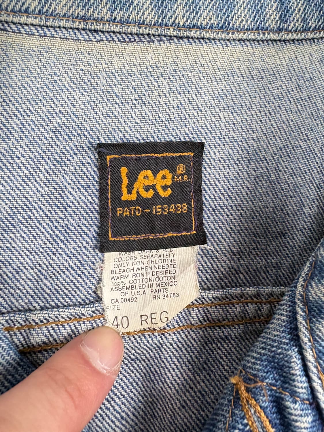 80s LEE 데님자켓 상품이미지2