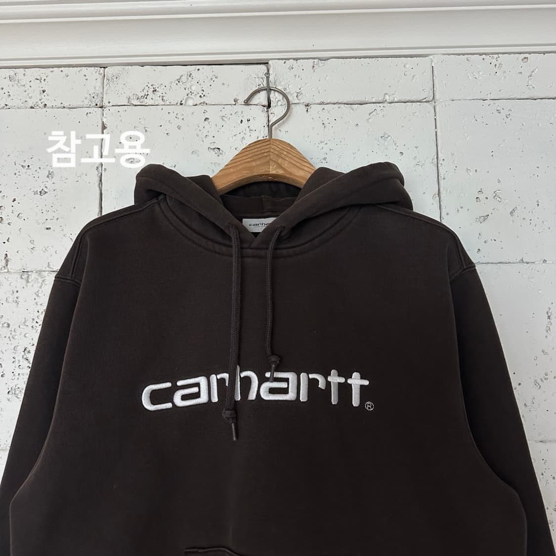 칼하트 WIP Hooded Sweatshirt Brown 상품이미지4