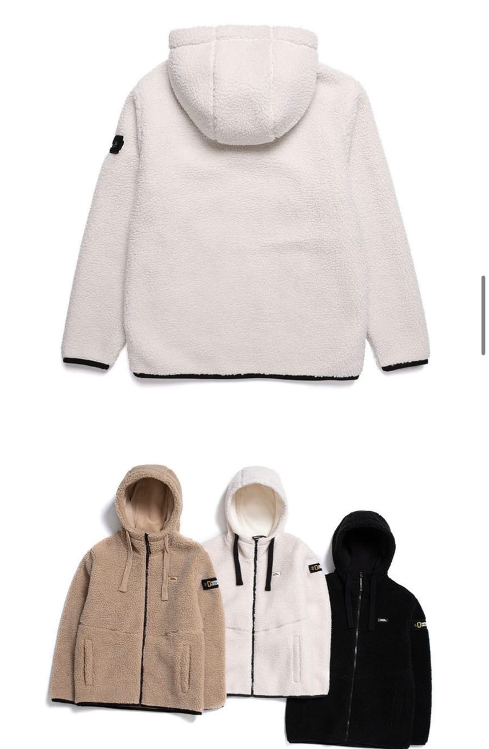 내셔널지오그래픽 코스토니 부클 후리스 집업 상품이미지2