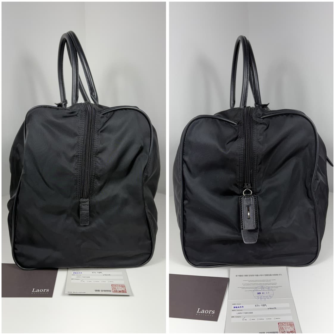 프라다 나일론 보스턴백 골프가방 여행가방 상품이미지10