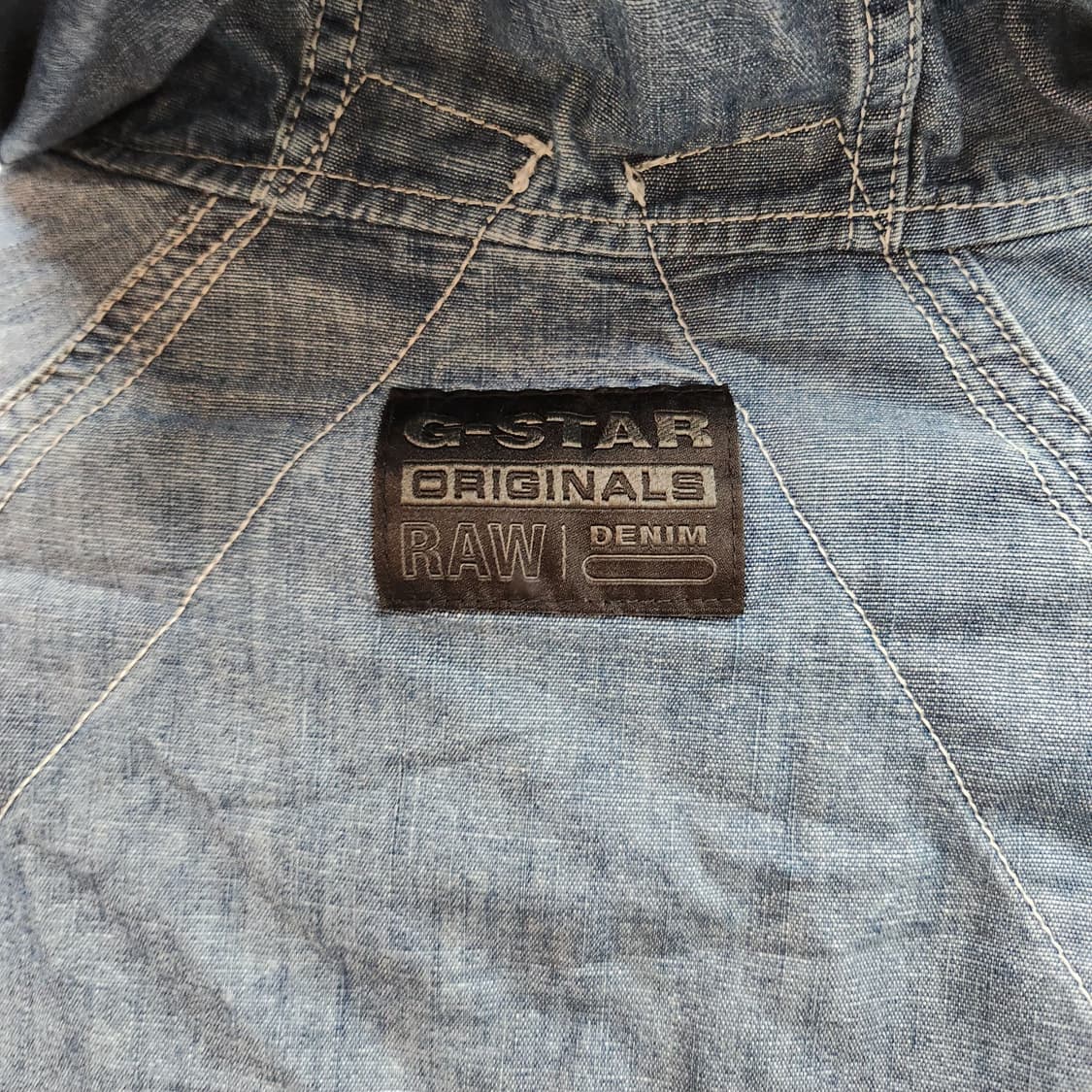 지스타로우 빈티지 디테일 크롭 후드집업 자켓XS(L) 상품이미지5