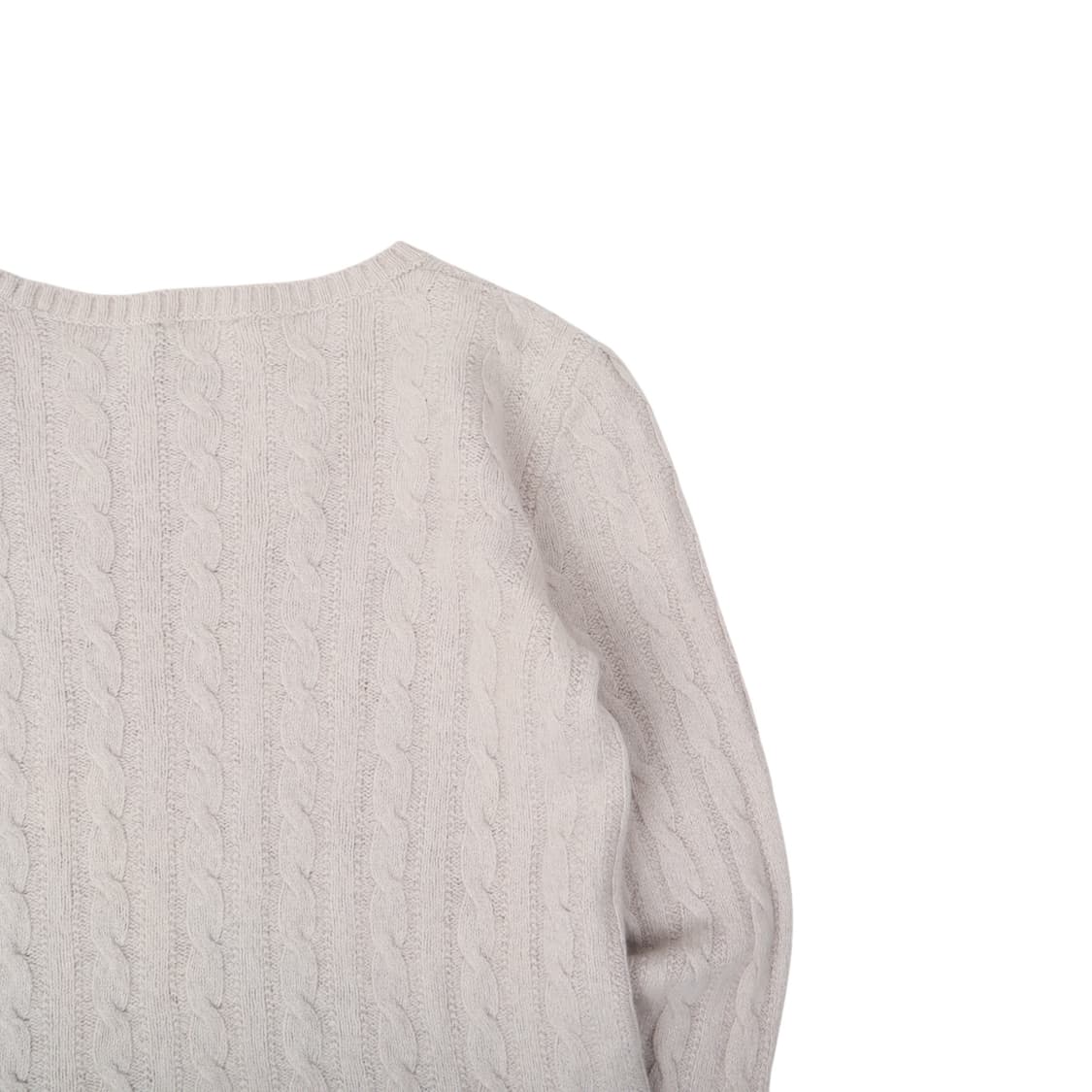 폴로 랄프로렌 크림 펄 케이블 니트 상품이미지6