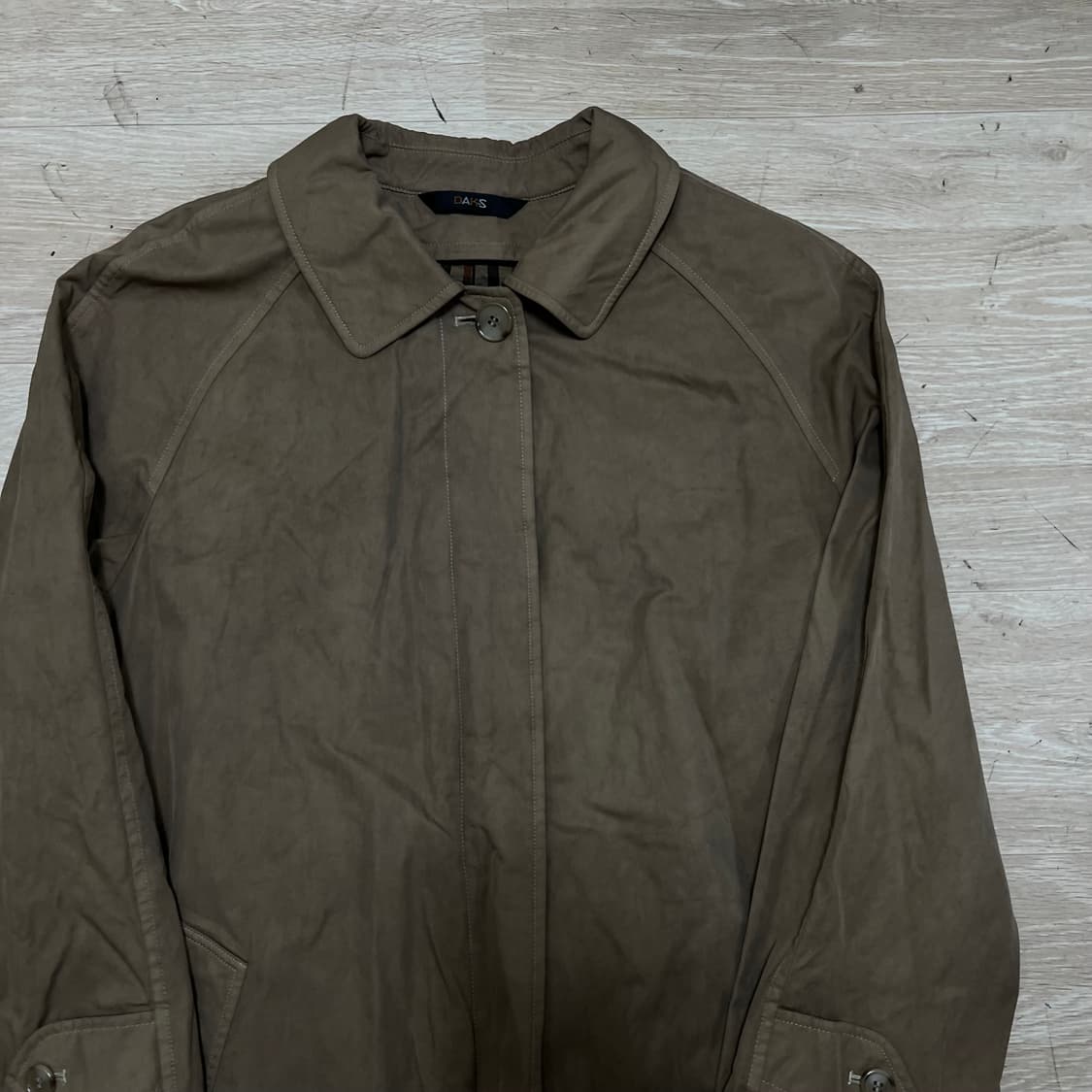 닥스 클래식 싱글 버튼 롱 트렌치코트 [브라운] 95-165(M) 상품이미지2