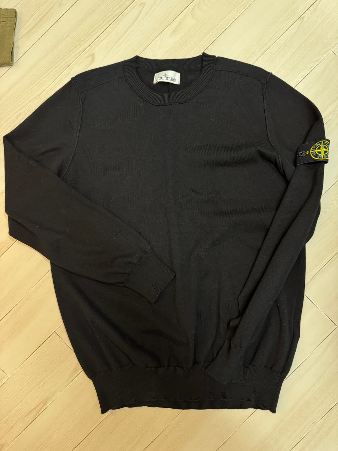 스톤아일랜드 블랙 면니트 L 상품이미지1