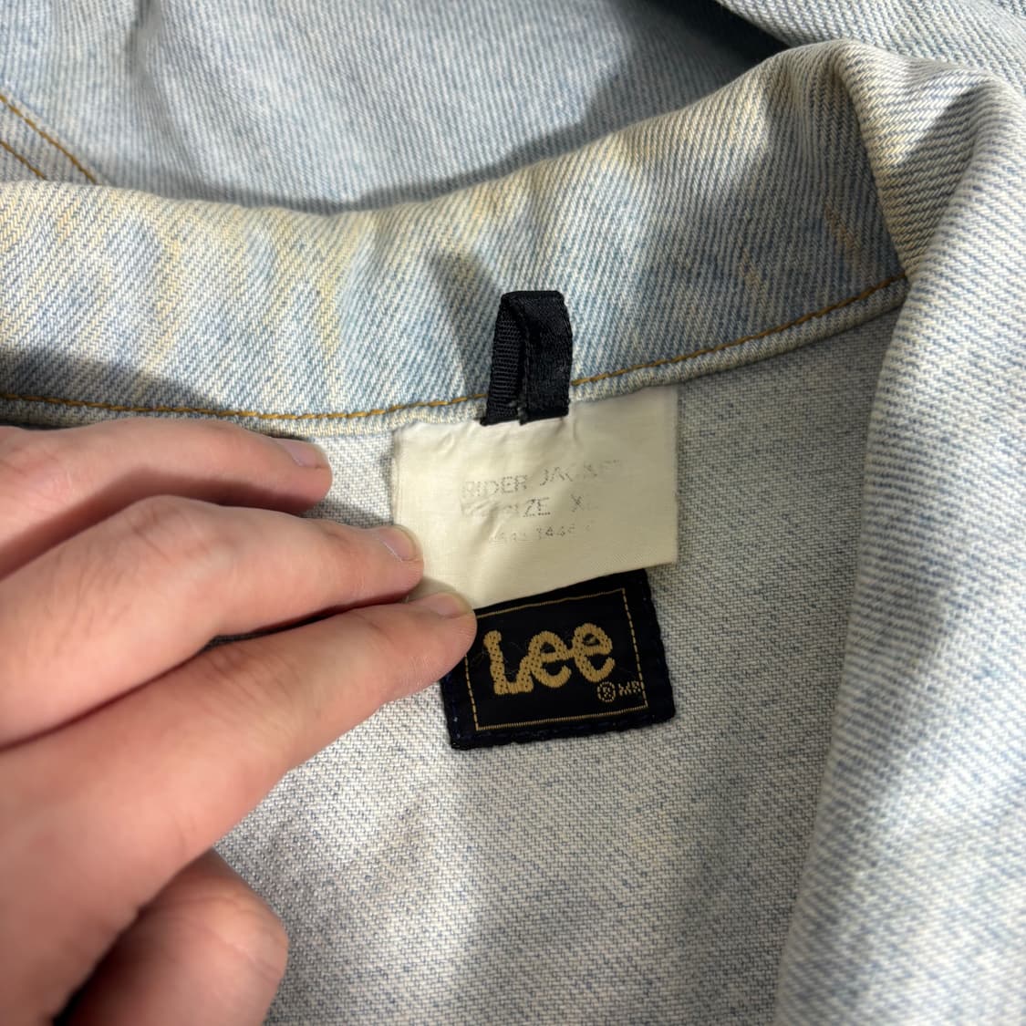 XL LEE 리 라이더스 연청 데님자켓 상품이미지4