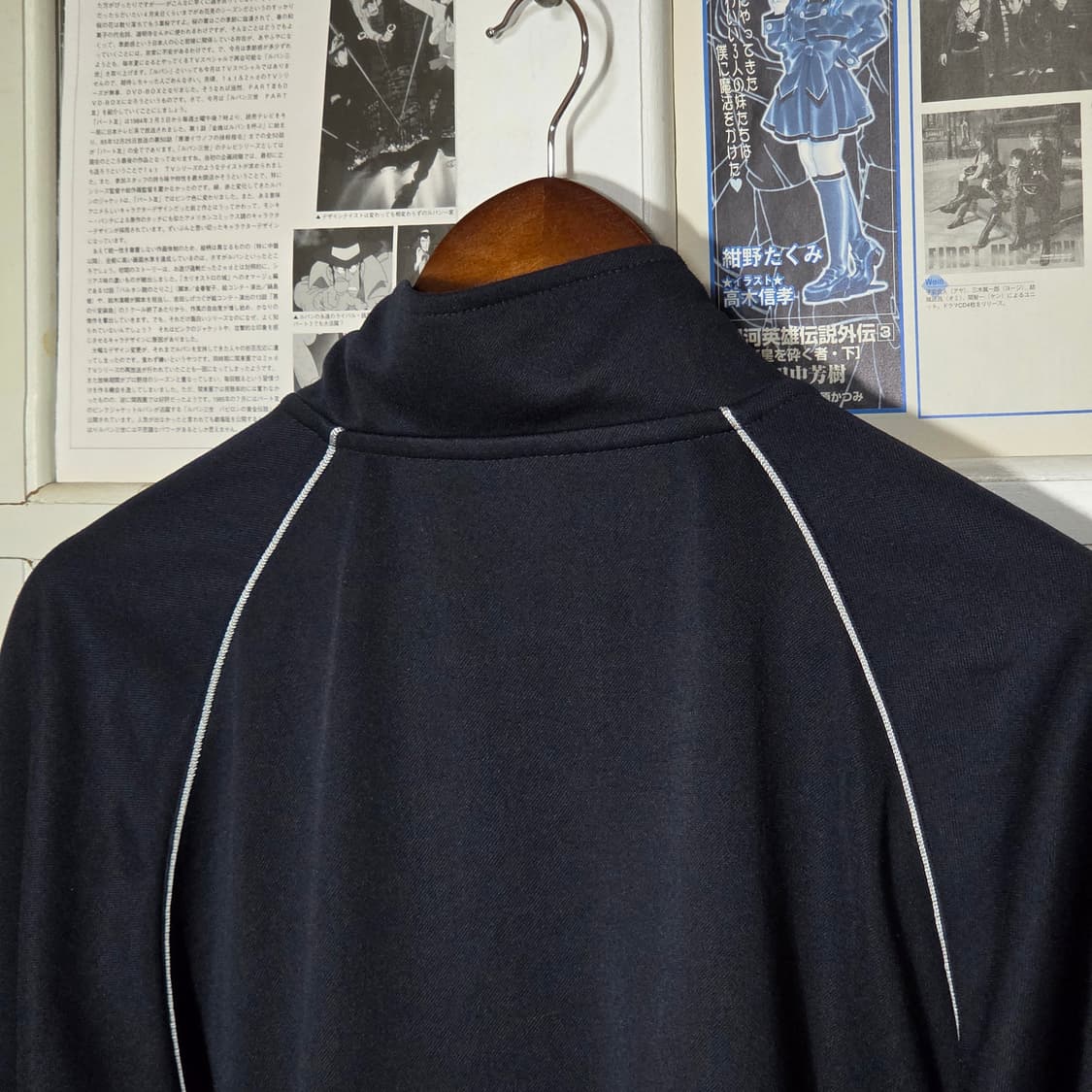 JPN 챔피온 실버 로고 네이비 배색 져지 상품이미지6