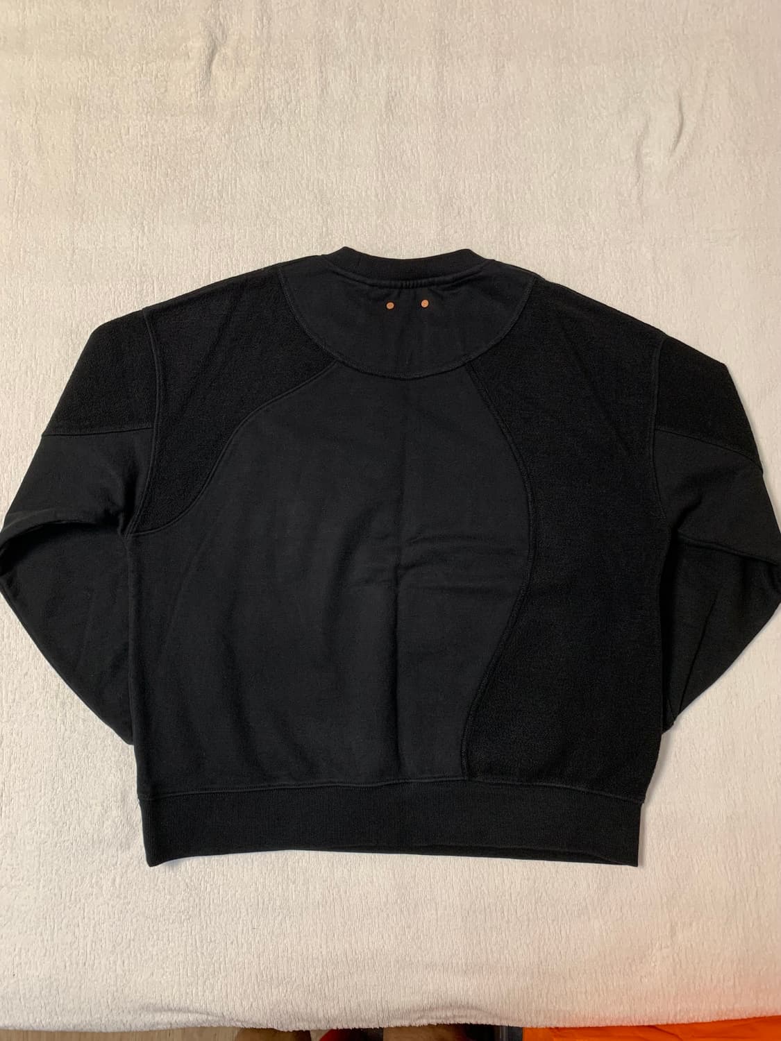 앤더슨벨 22FW 인사이드아웃 커브드 스웻셔츠 블랙 XL 상품이미지5
