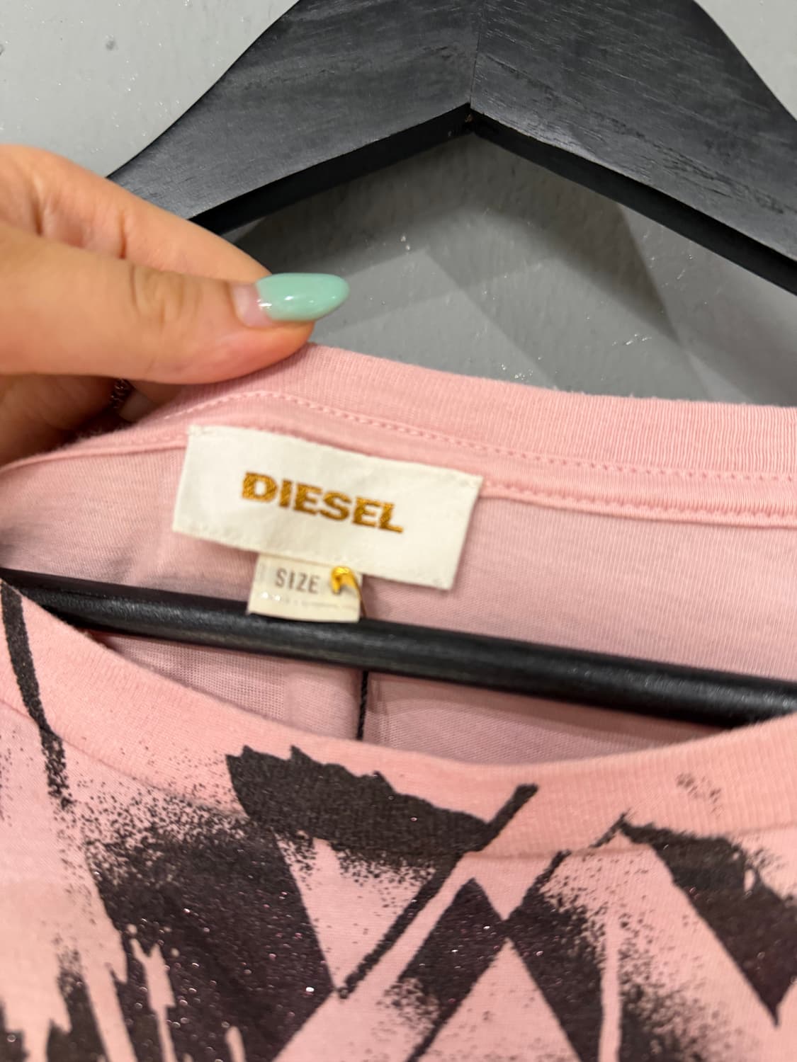 Diesel signature printing detail top 상품이미지8