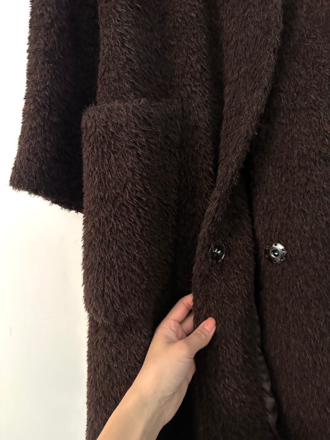 FEMINElLA boucle mandarin long coat  상품이미지6