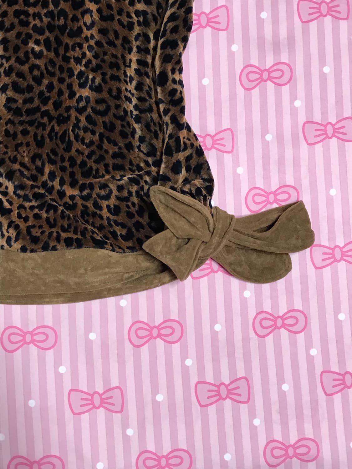 오네갸루 호피 스웨이드 상품이미지2