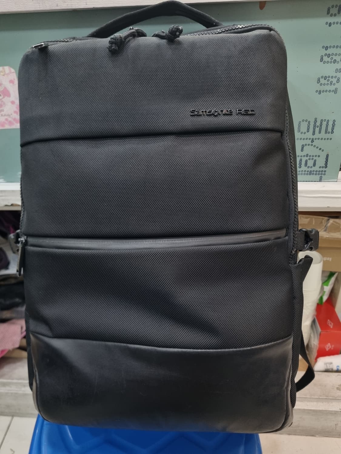 샘소나이트 레드 블랙 백팩 상품이미지1