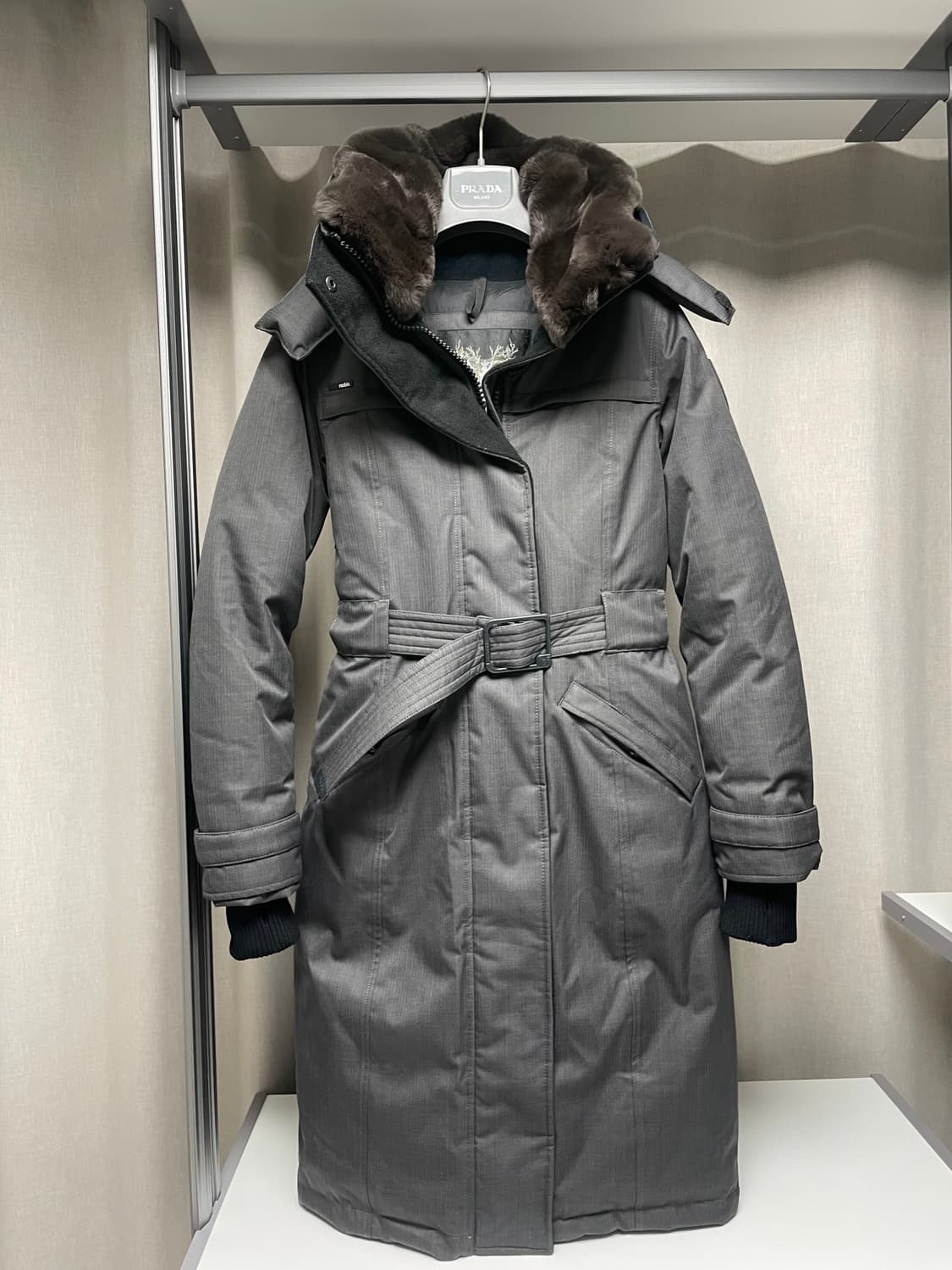 [xs] 노비스 Nobis 쉬라 그레이 패딩 상품이미지1