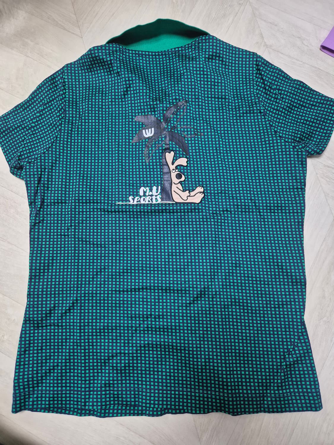 정품 MU sports 엠유 스포츠  골프셔츠 상품이미지4