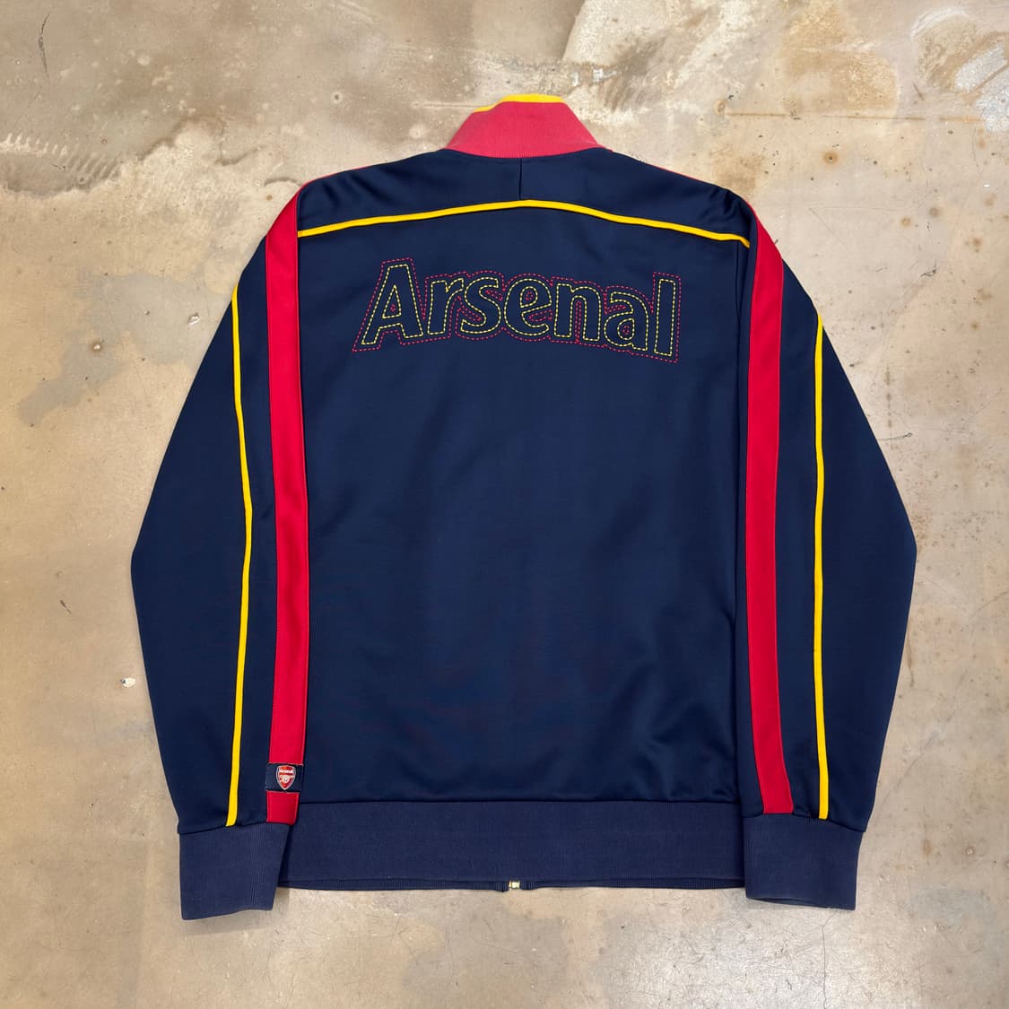 L 나이키 아스날 빅로고 네이비 배색 트랙탑 상품이미지3