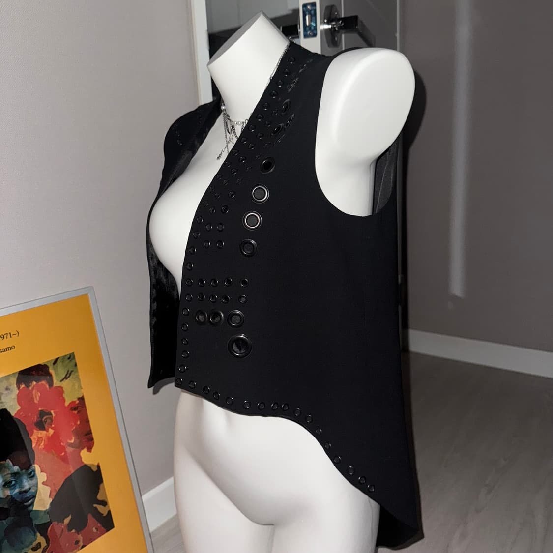 stud unbalanced vest 상품이미지2