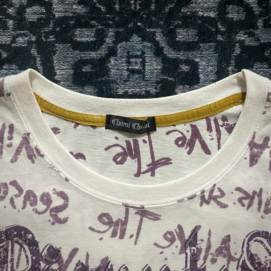 Skull Printed Punk T-Shirt 상품이미지5