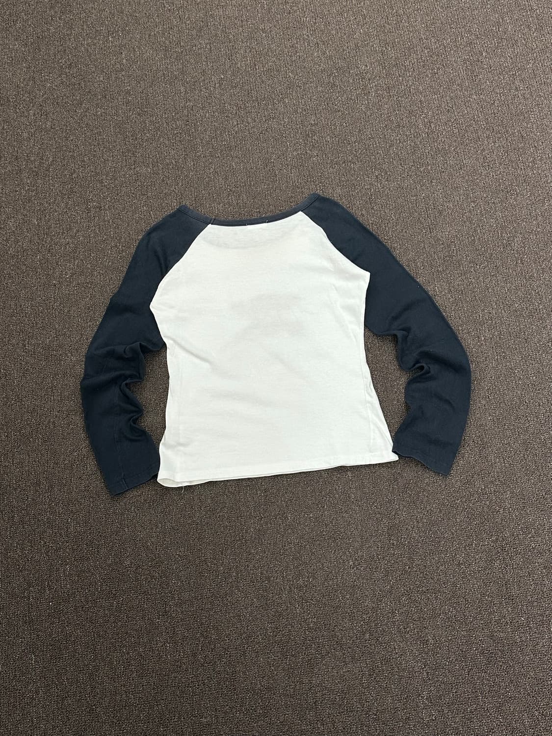 M)Japanese vintage 해골 레터링 레글런 롱슬리브 상품이미지6