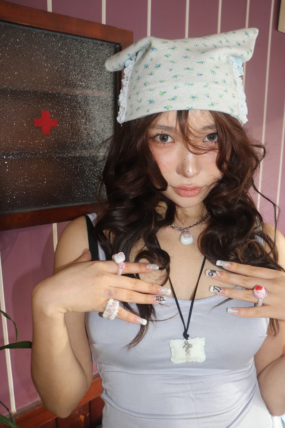 Pink Onigiri Necklace  상품이미지8