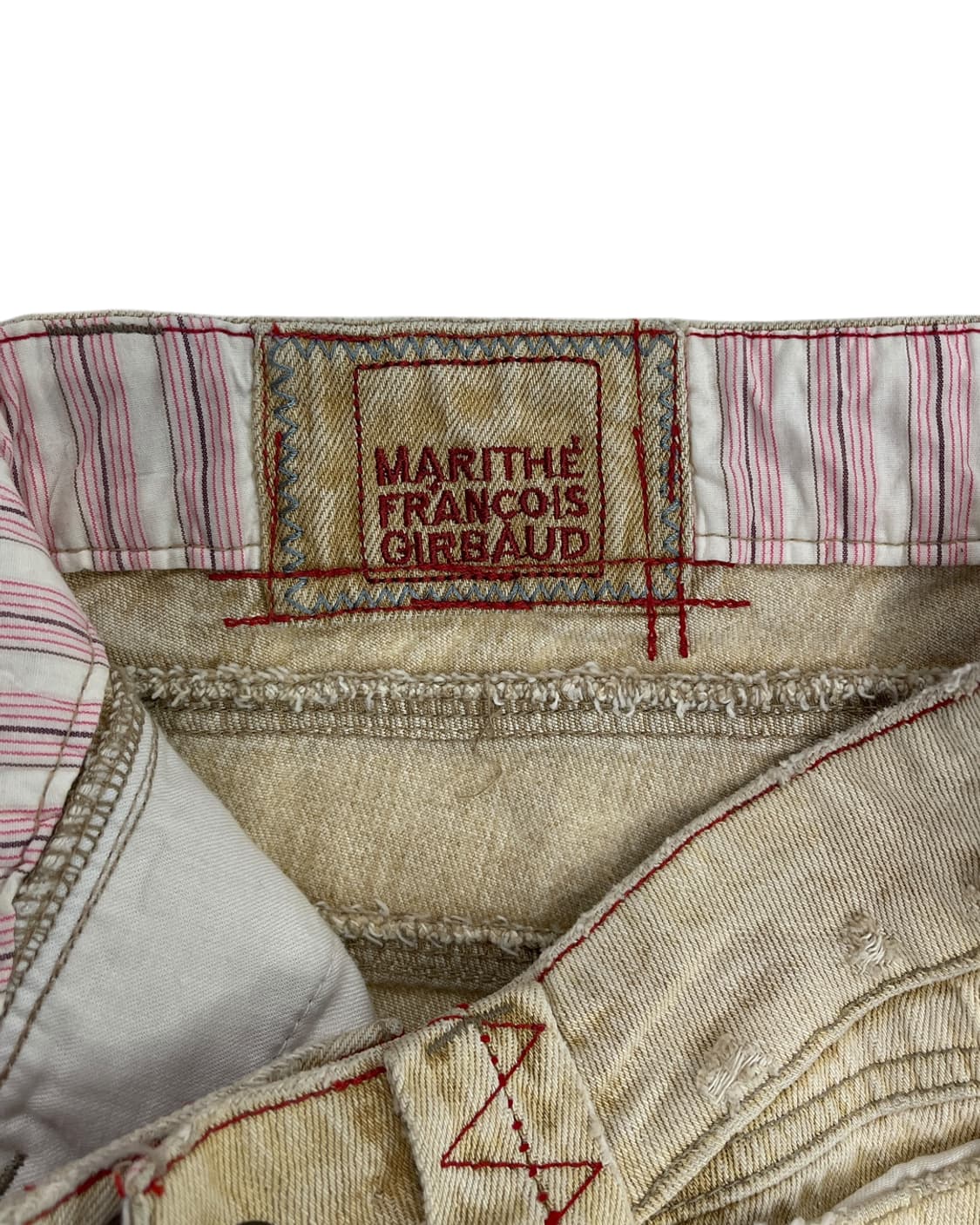 마리떼 프랑소와 저버 90s 데미지 크롭 부츠컷 팬츠 상품이미지9