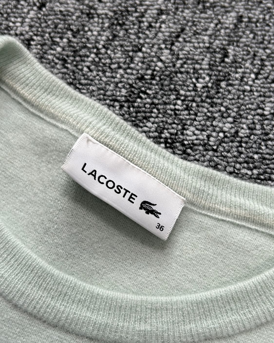라코스테 민트 베이직 크루넥 니트  상품이미지6