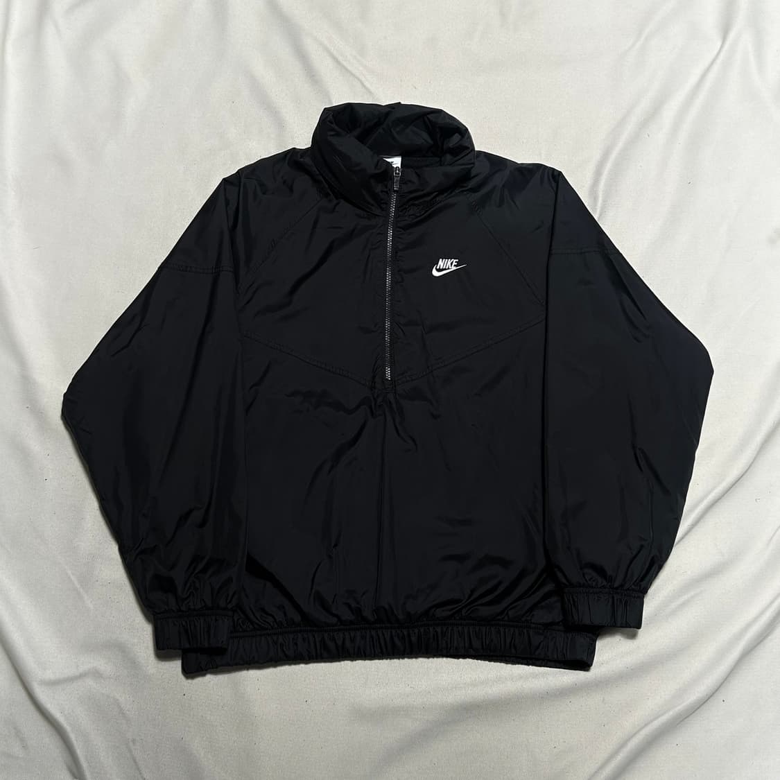 L 나이키 블랙 내장후드 반집업 아노락 0216 상품이미지2