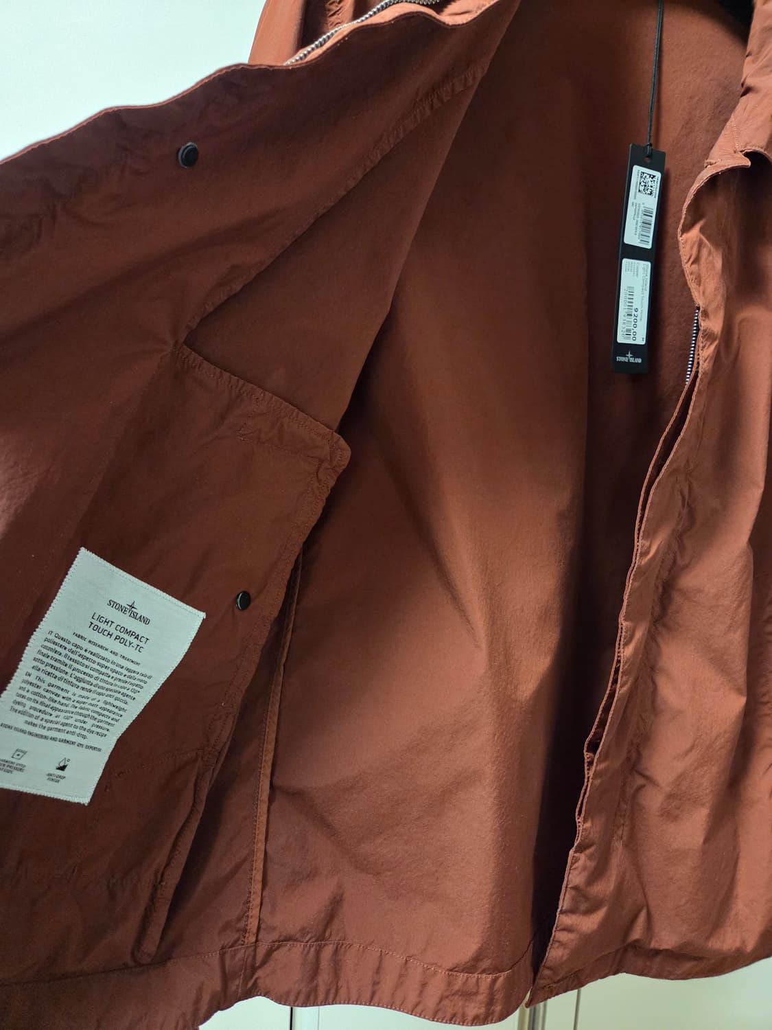 스톤아일랜드 라이트 컴팩트 터치 자켓 상품이미지7