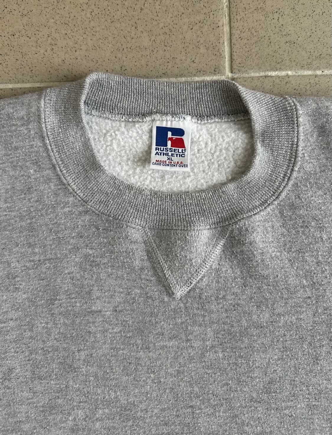 90s 빈티지 러셀 스웻셔츠 그레이 XL USA 상품이미지3