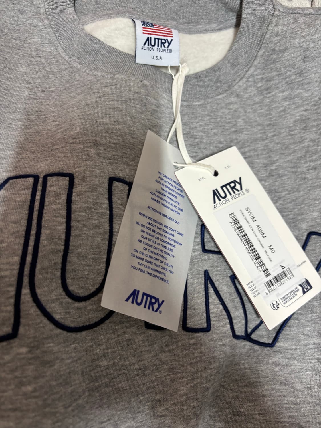 오트리 맨투맨 오염있음 상품이미지3