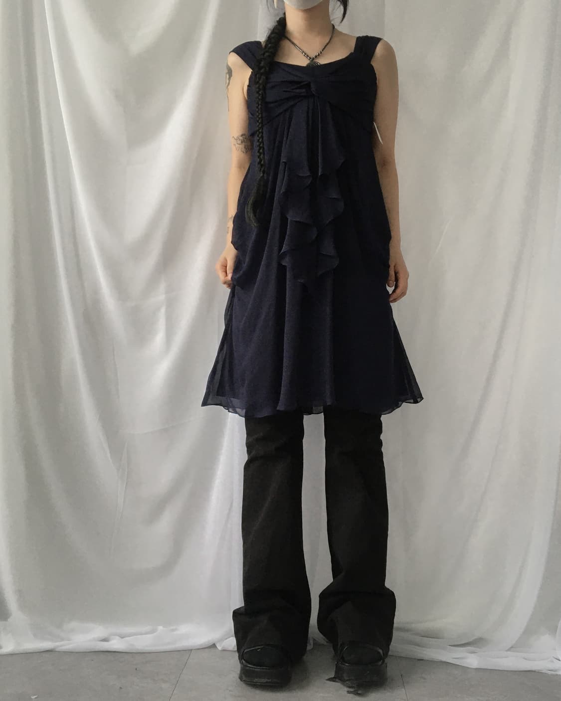 Tied point dress 상품이미지1