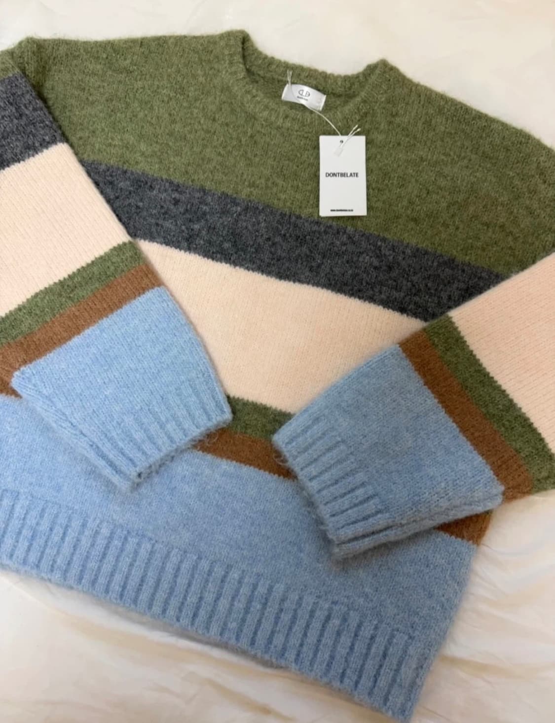 [새 상품] 돈비레잇 헤이리 스트라이프 니트(남녀공용) 상품이미지2