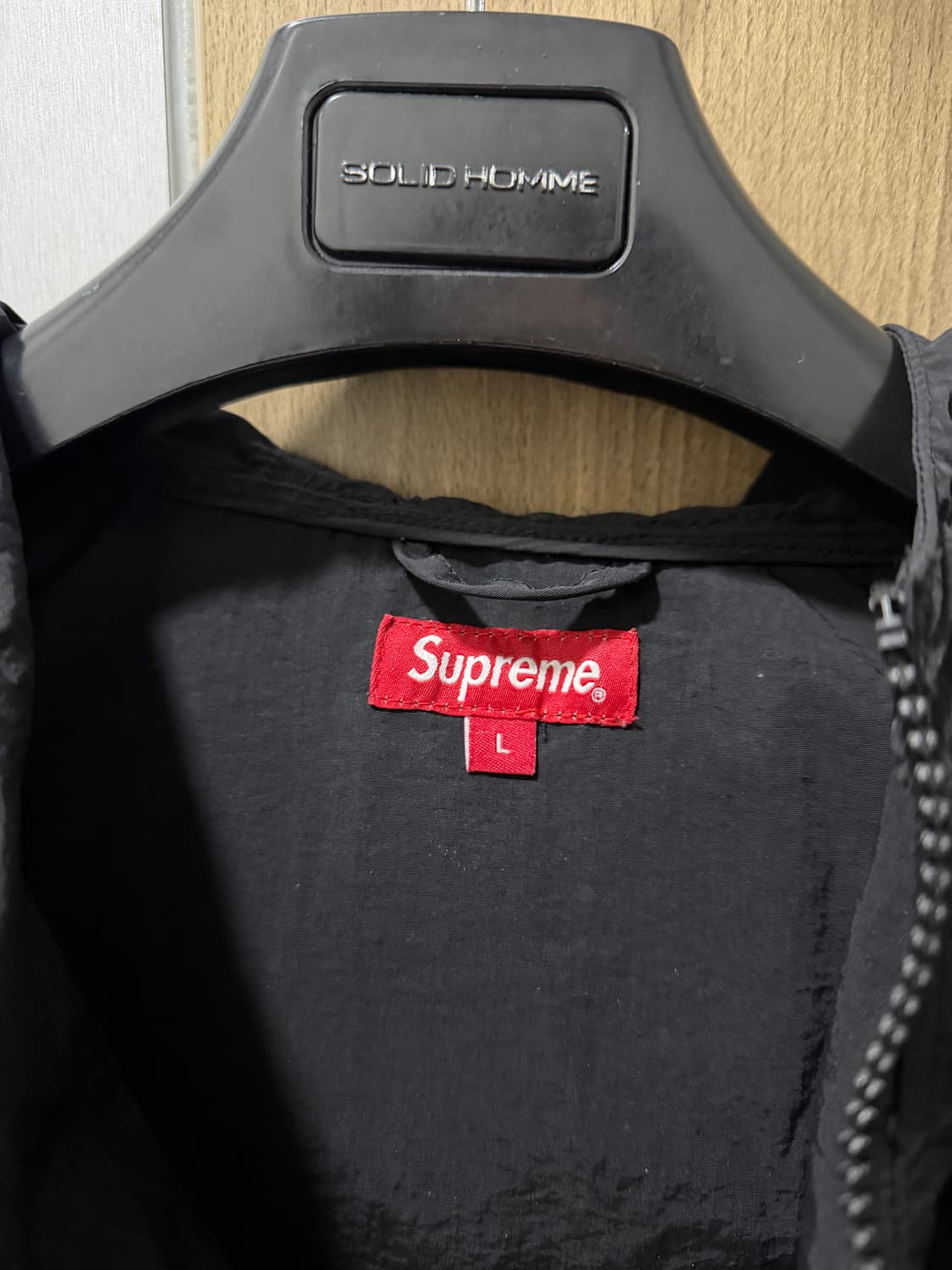 슈프림 [새상품급.정품] 바람막이 (70만) 박스로고 아노락 하프집업 L 상품이미지9