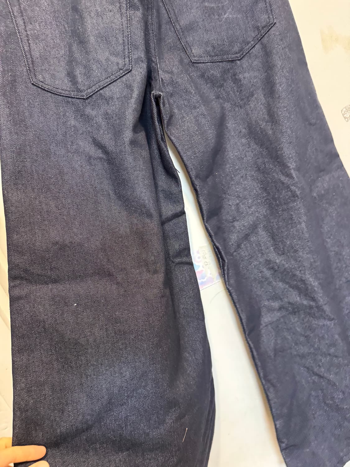 새상품 엠엠엠 M.M.M Indigo denim wide pants  상품이미지6