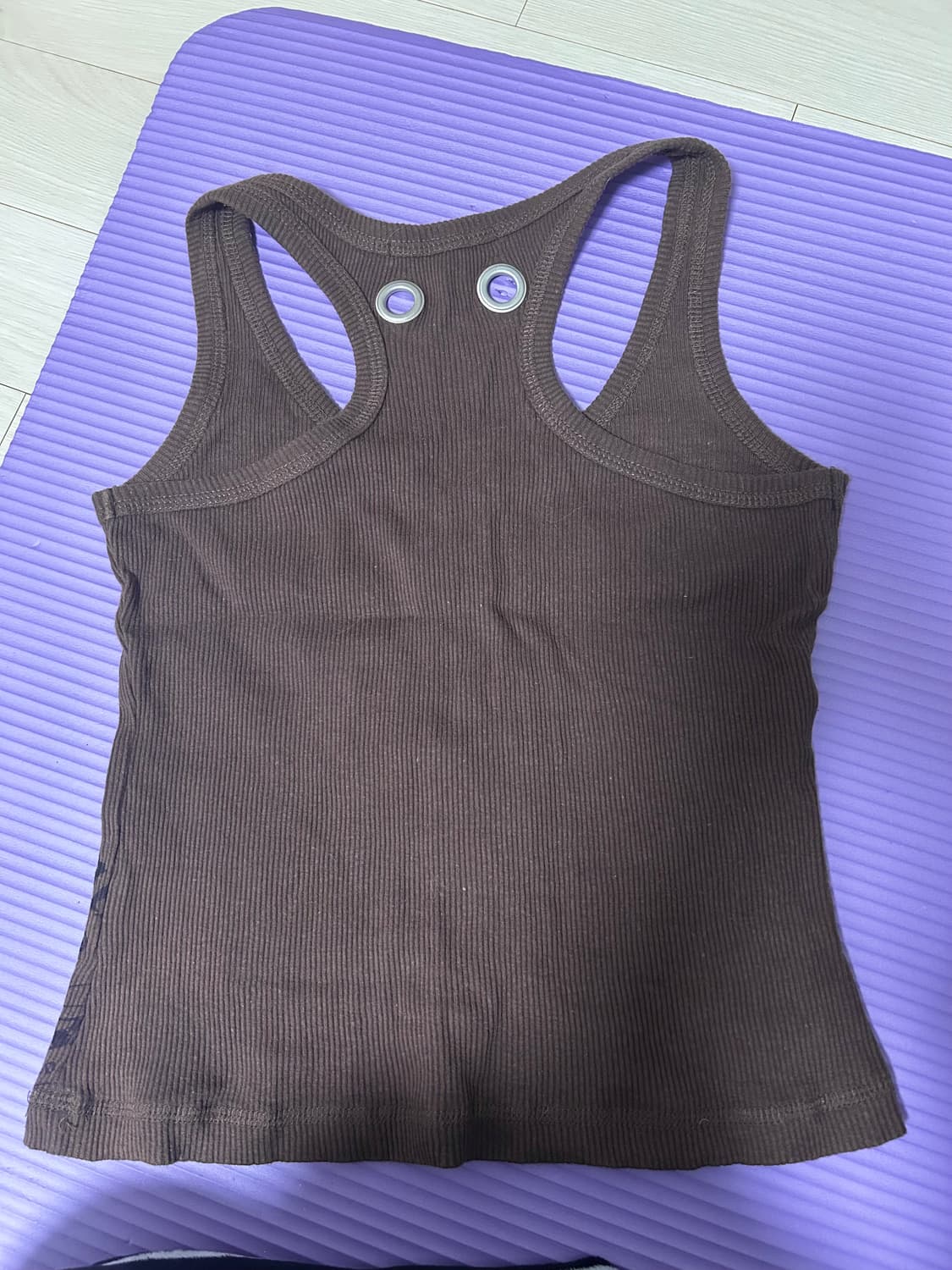 빈티지 브라운 아일렛 나시 상품이미지2