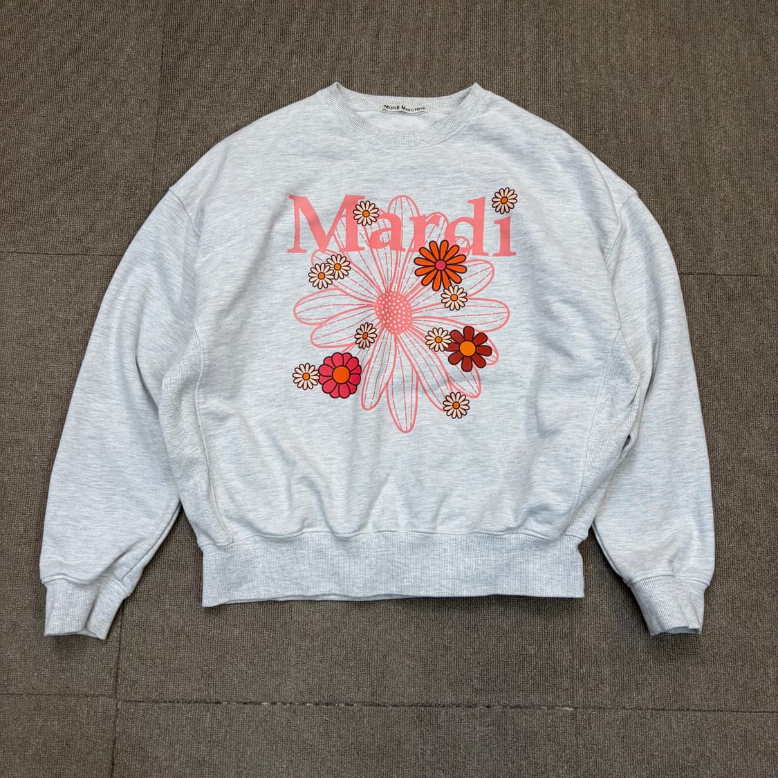 마르디 메크르디 플라워 우먼스 맨투맨  상품이미지1