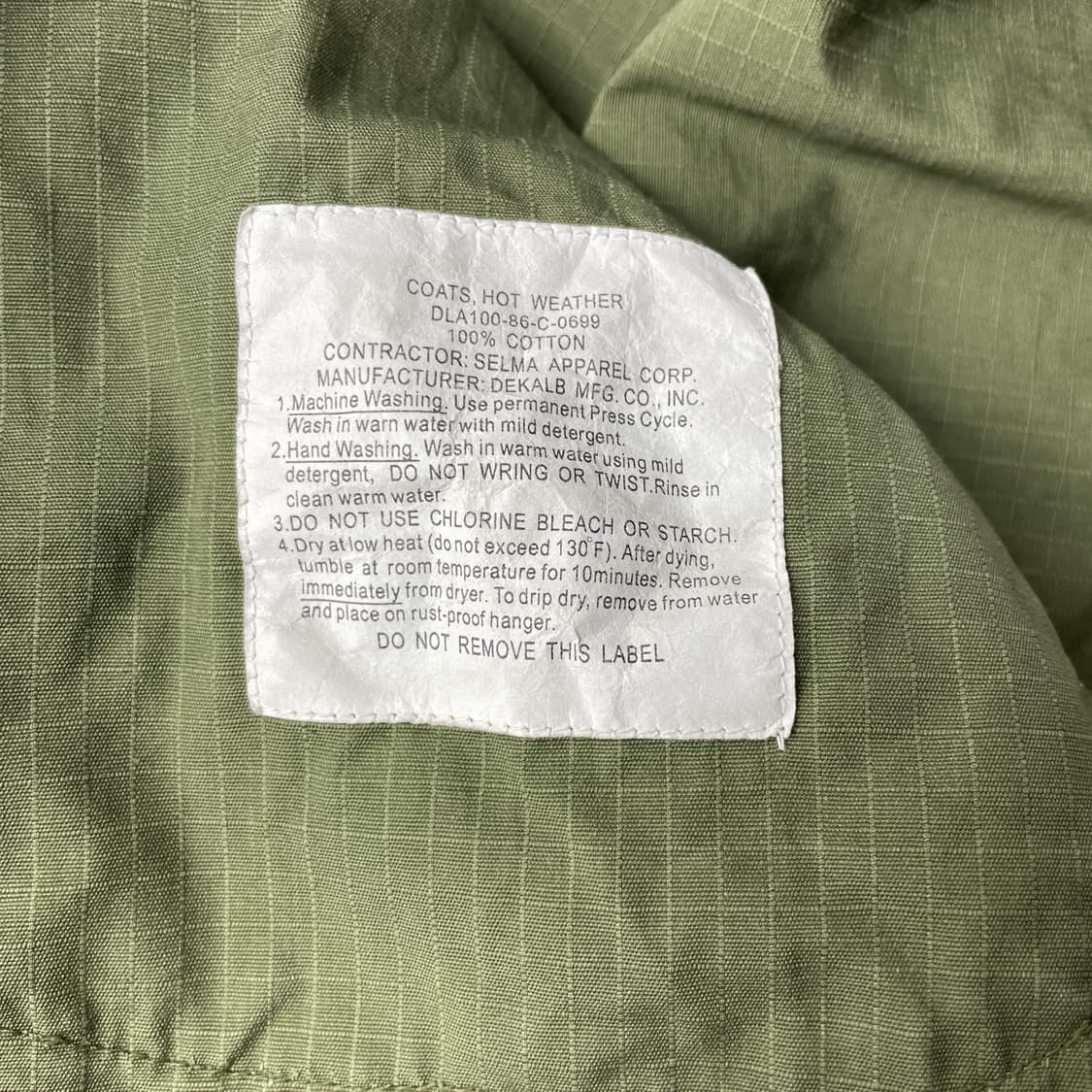 [중고] USA 아미 자켓 S (정글퍼티그 BDU자켓) 상품이미지6