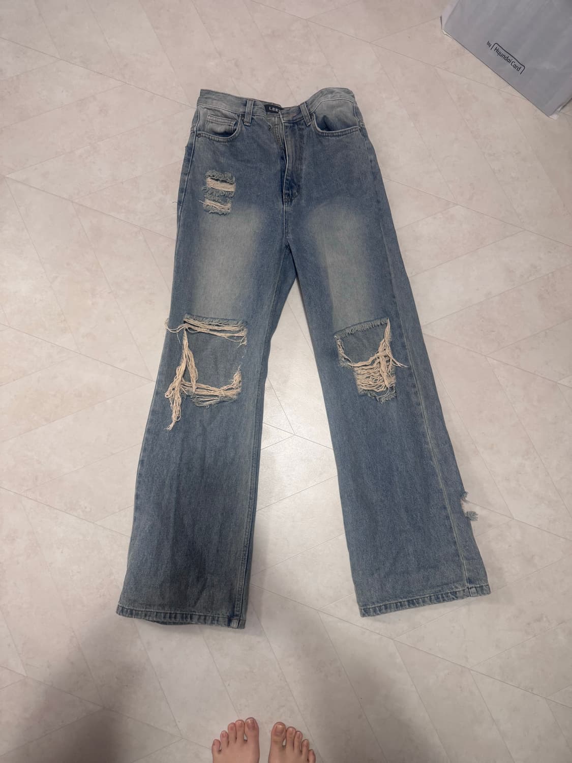 LEEY 데님 팬츠 상품이미지7