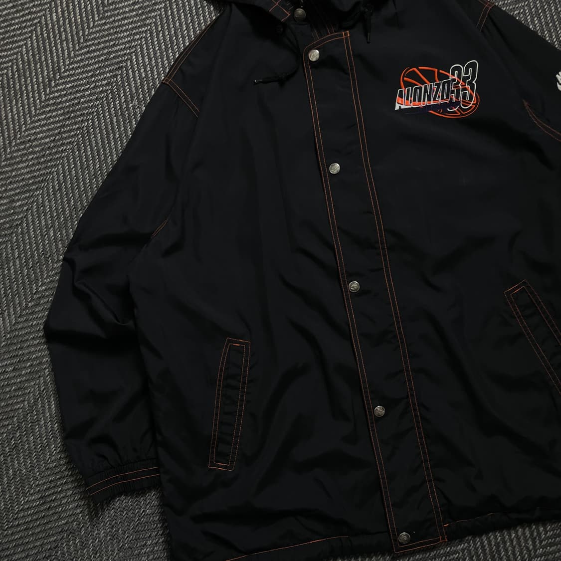 90s 나이키 올드스쿨 알론조 모닝 빅로고 박시핏 바람막이o 4552 상품이미지3