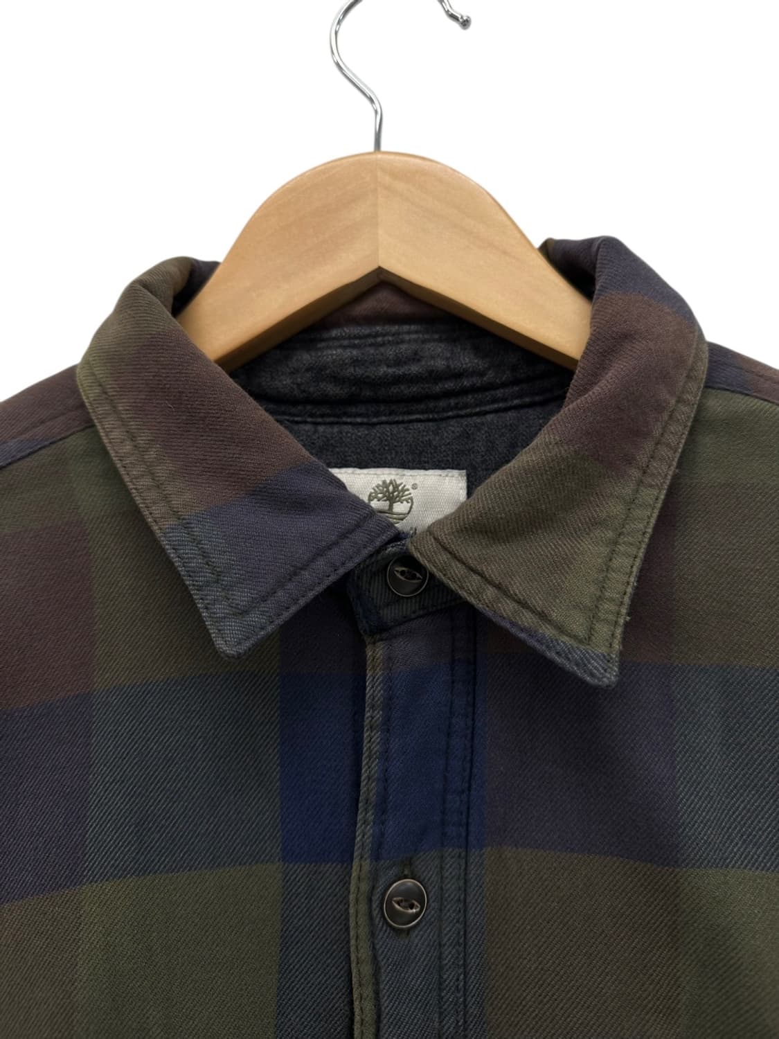 팀버랜드 기모 셔츠 카키블루 (L)  상품이미지3