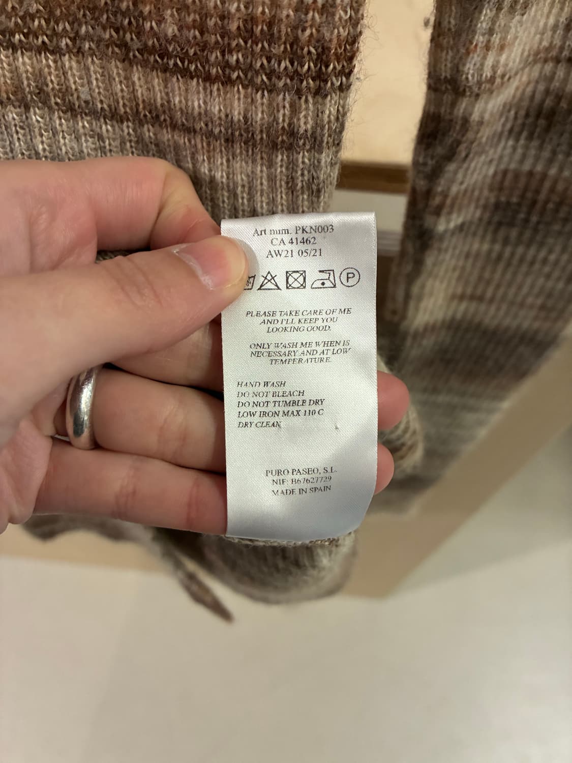 팔로마울 니트 가디건 상품이미지6