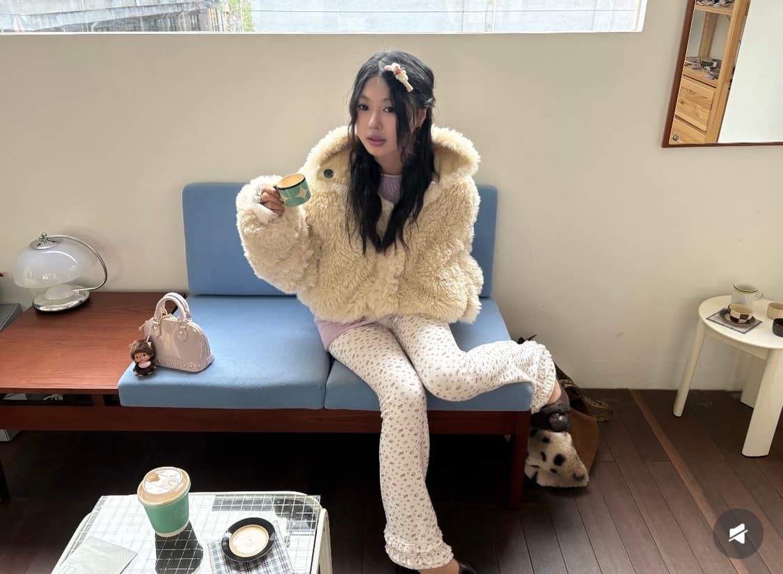 CURRI AND 리버서블 퍼 코트 상품이미지3