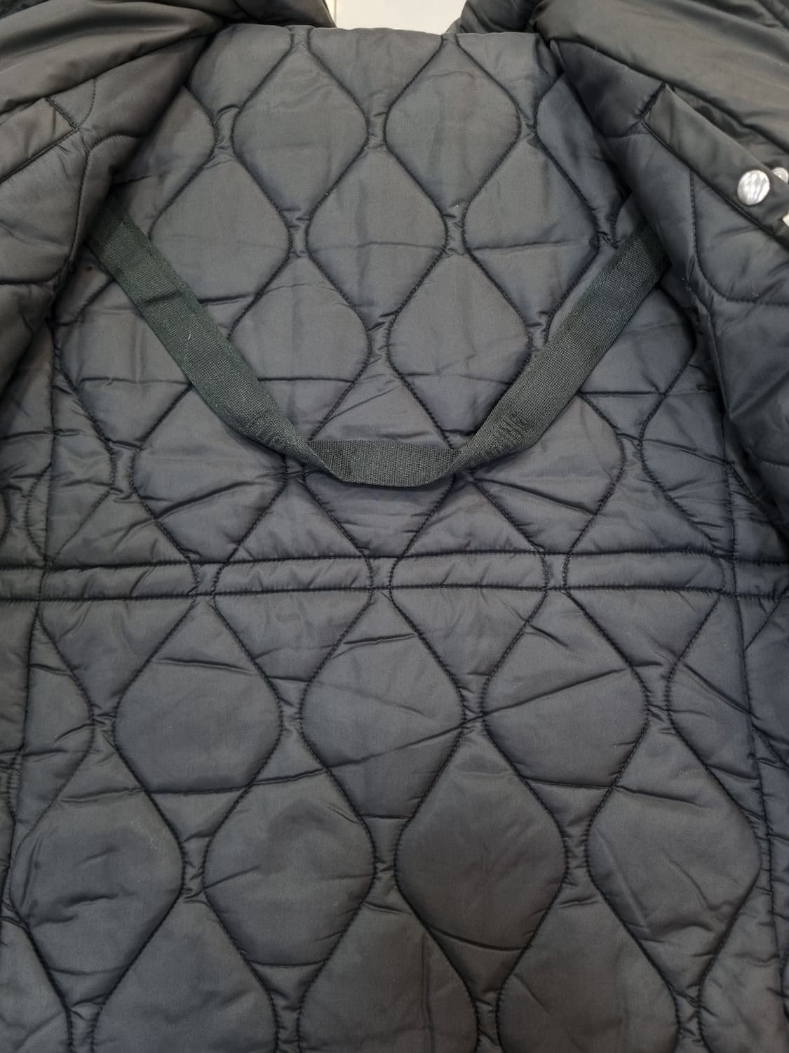 디젤 남성 블랙 퀼팅 자켓 L 상품이미지5