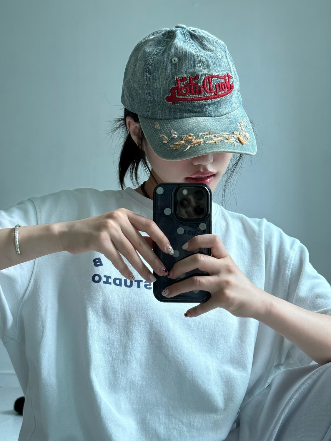 본더치 데님 데미지 캡 상품이미지1