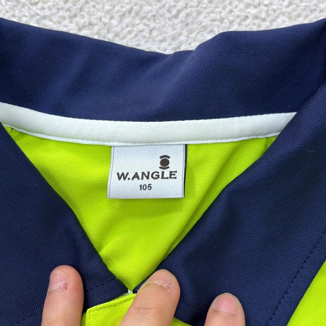 105 와이드앵글 남성 반팔 카라 티셔츠 0416E 상품이미지3