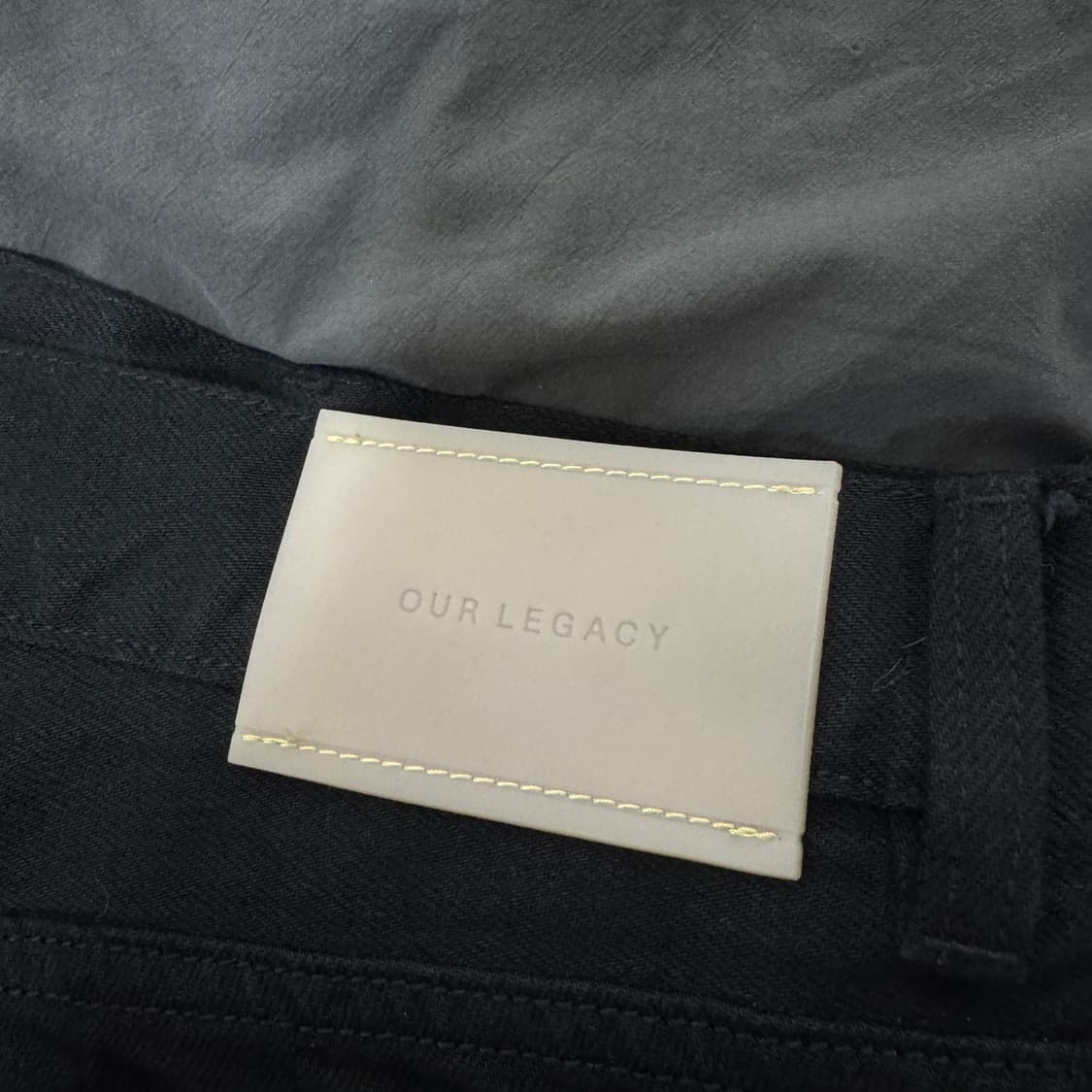 아워레가시 써드컷 블랙 셀비지 팬츠 33 사이즈 새상품 상품이미지5